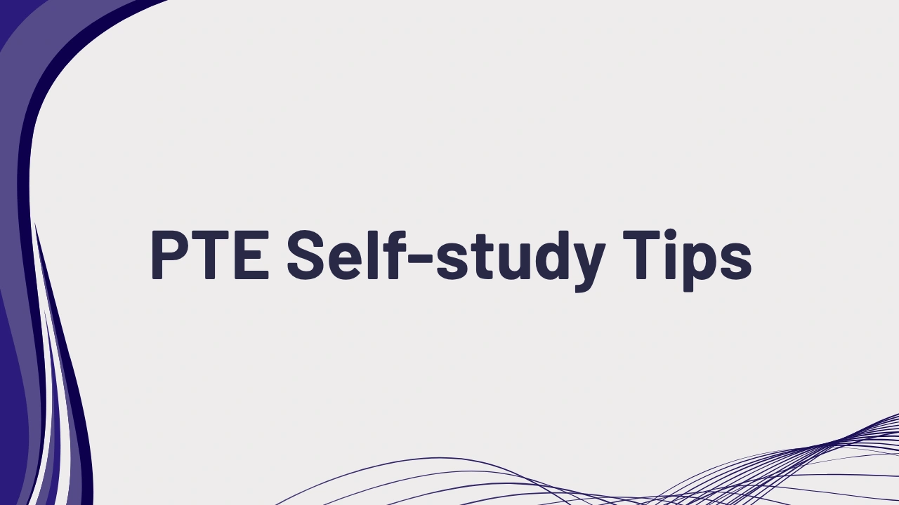 PTE Self-Study at Home