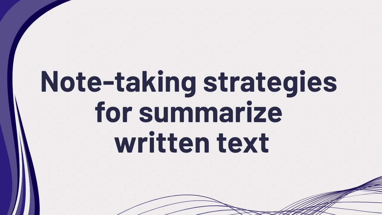 PTE Listening Note-Taking Strategies
