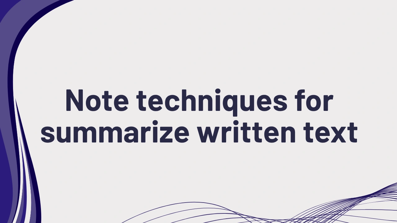 PTE Listening Note-Taking Techniques