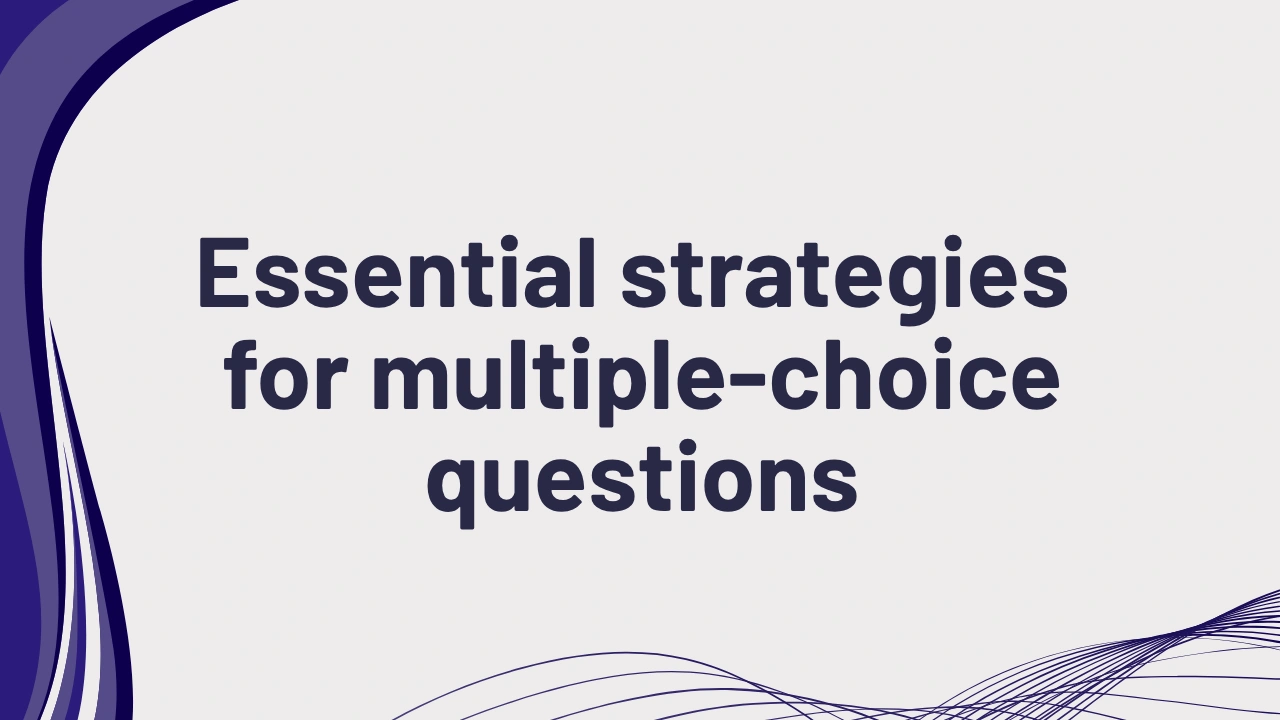PTE reading essential strategies for multiple-choice questions