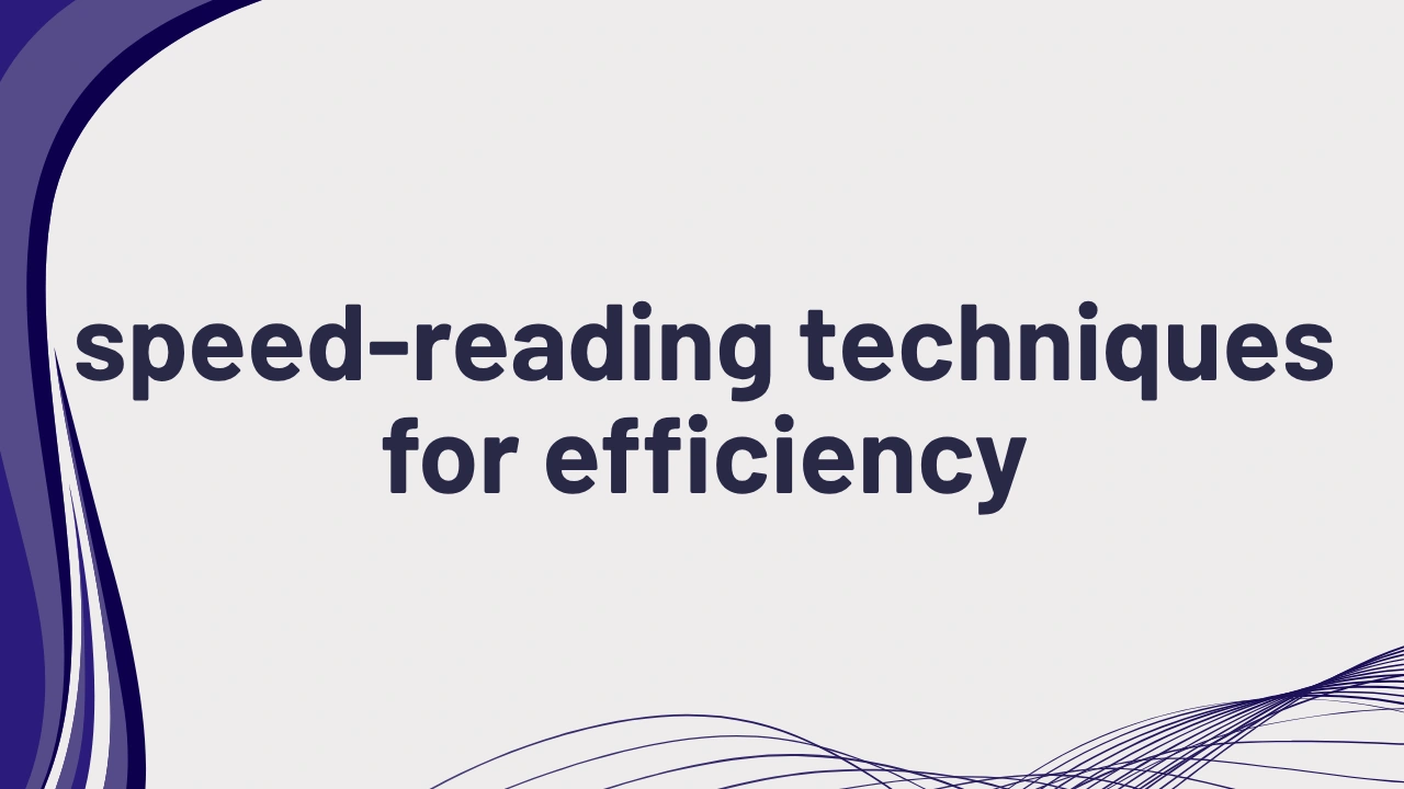 PTE reading speed-reading techniques