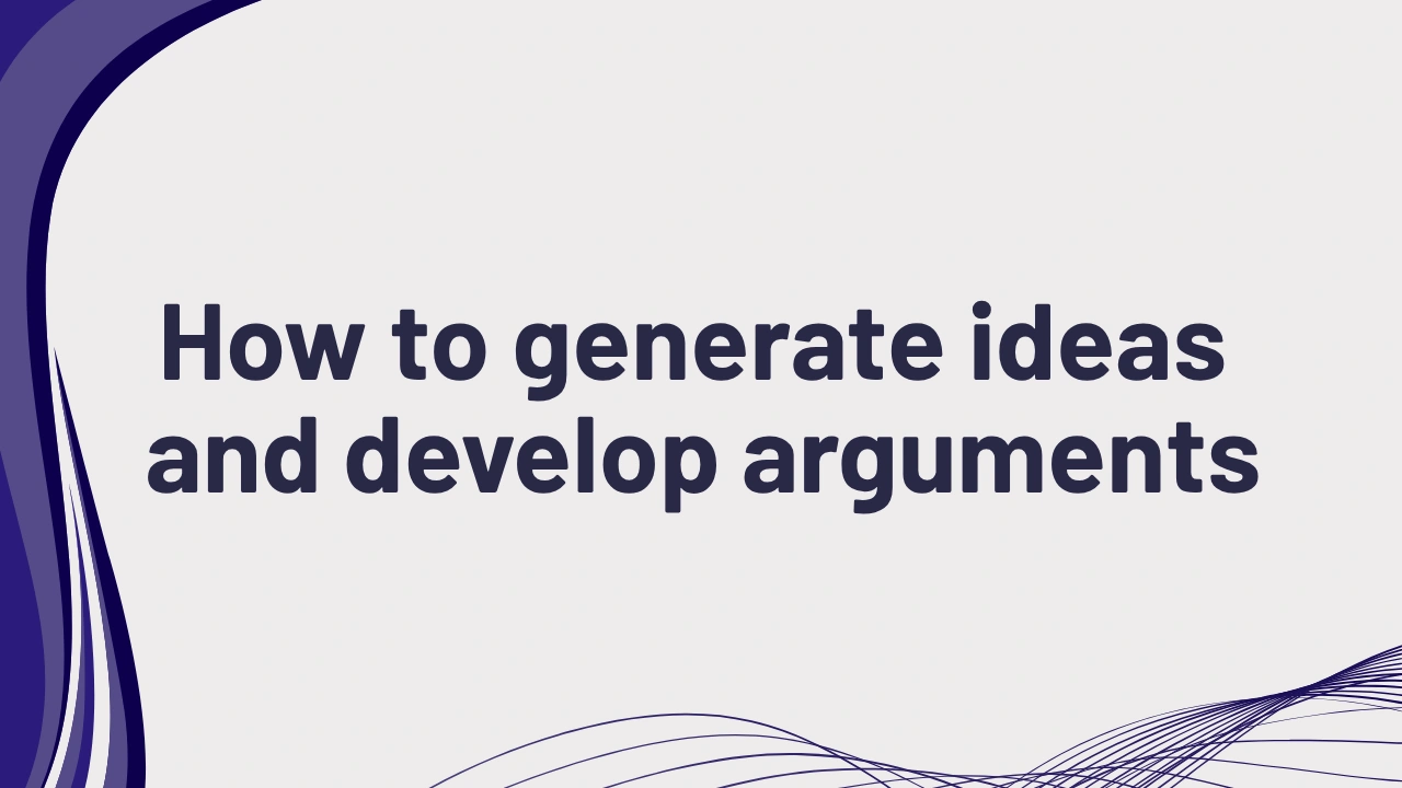 PTE writing generate ideas